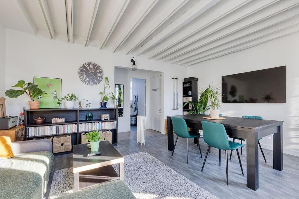 Nice Flat With Billard And View Paris Luaran gambar
