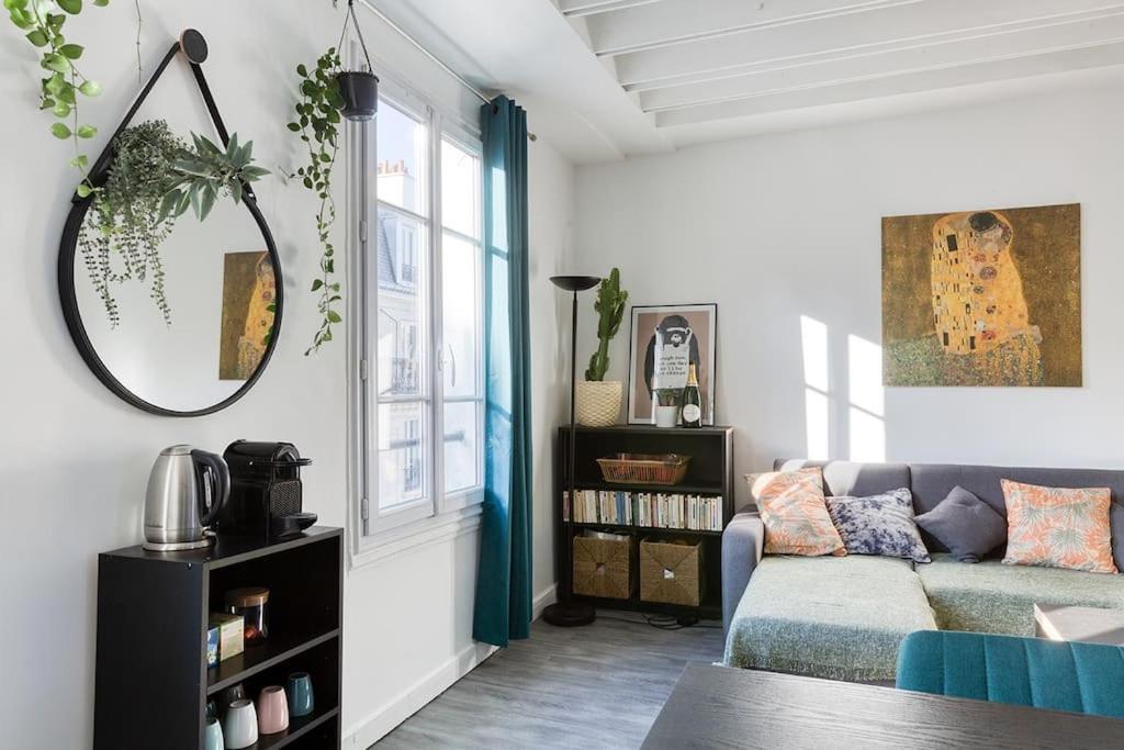 Nice Flat With Billard And View Paris Luaran gambar